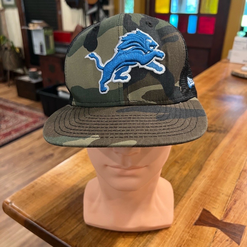 NFL Detroit Lions Camouflage SnapBack